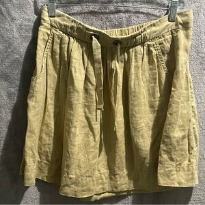 J. Crew Beige Linen Skirt. Size 2